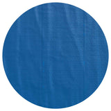Vidaxl zonnefolie extra heavy ø 417 cm 400 μm rond pe blauw