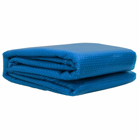 Vidaxl zonne pool dek ø 600 cm 110 μm rond pe blauw