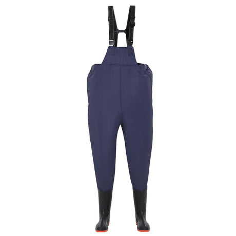 Vidaxl chest waders met laarzen maat 42 blauw