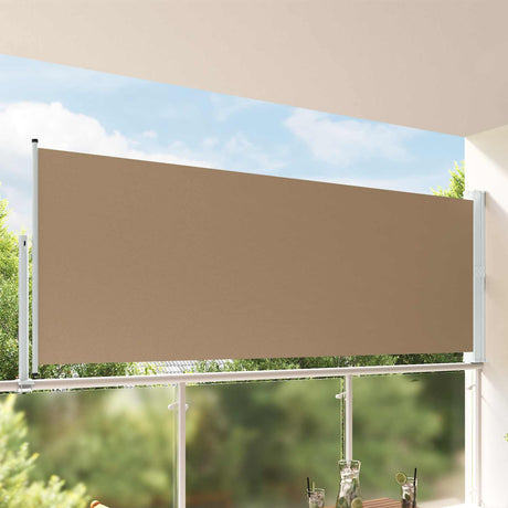 Vidaxl zijkant luifel 140 x 300 cm 100% polyester ijzer staal