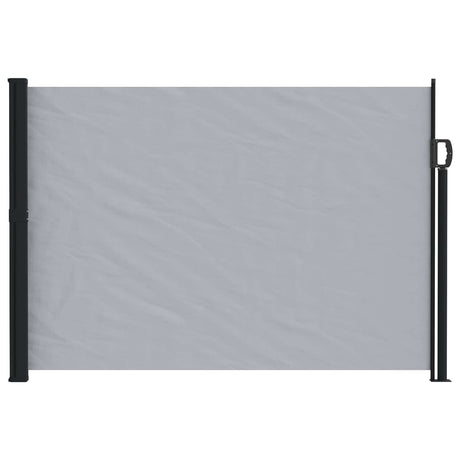 Vidaxl uittrekbaar zijscherm 300 x 140 cm polyester rechthoekig grijs