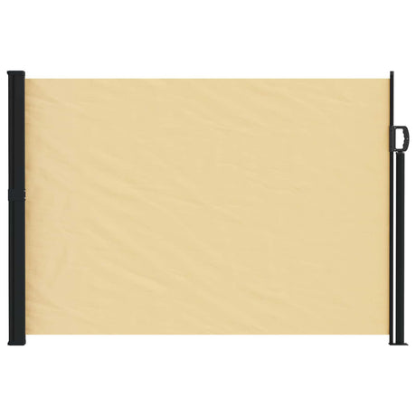 Vidaxl uittrekbaar zijscherm 500 x 120 cm polyester rechthoekig zand