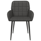 Vidaxl eettafelstoelen 4 st kunstleer zwart 56,5 x 50 x 85 cm