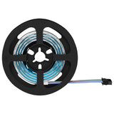 Vidaxl led-strip 2 st zwart en transparant koper en kunststof