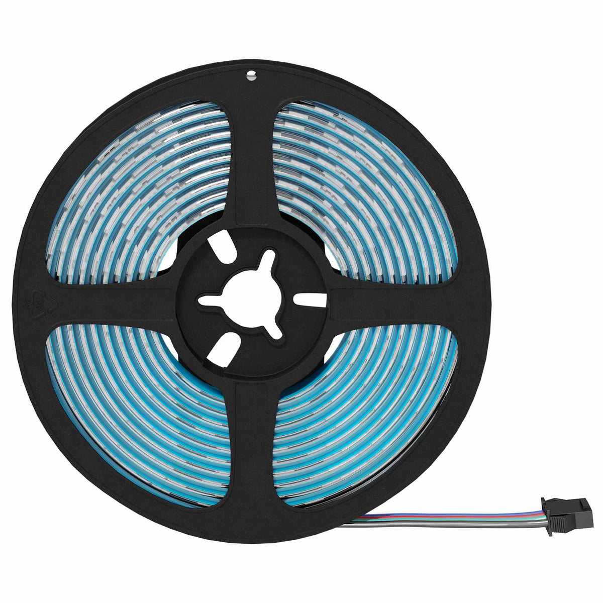 Vidaxl led-strip 12 st zwart en transparant koper en kunststof