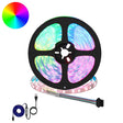 Vidaxl led-strip 12 st zwart en transparant koper en kunststof