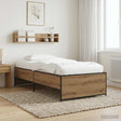 Vidaxl bedframe artisanaal eiken 80 x 200 cm bewerkt hout