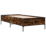 Vidaxl bedframe rook eik 80 x 200 cm bewerkt hout