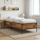 Vidaxl bedframe oud hout 80 x 200 cm bewerkt hout