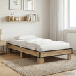 Vidaxl bedframe sonoma eiken 80 x 200 cm bewerkt hout