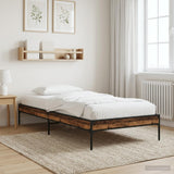 Vidaxl bedframe oud hout 80 x 200 cm bewerkt hout