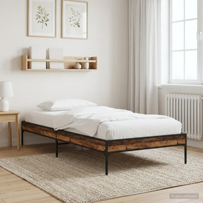 Vidaxl bedframe oud hout 80 x 200 cm bewerkt hout