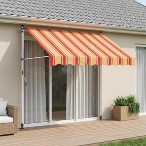 Vidaxl handmatig uitschuifbare luifel multikleur 300 x 115 x 300 cm
