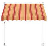 Vidaxl handmatig uitschuifbare luifel multikleur 350 x 115 x 300 cm