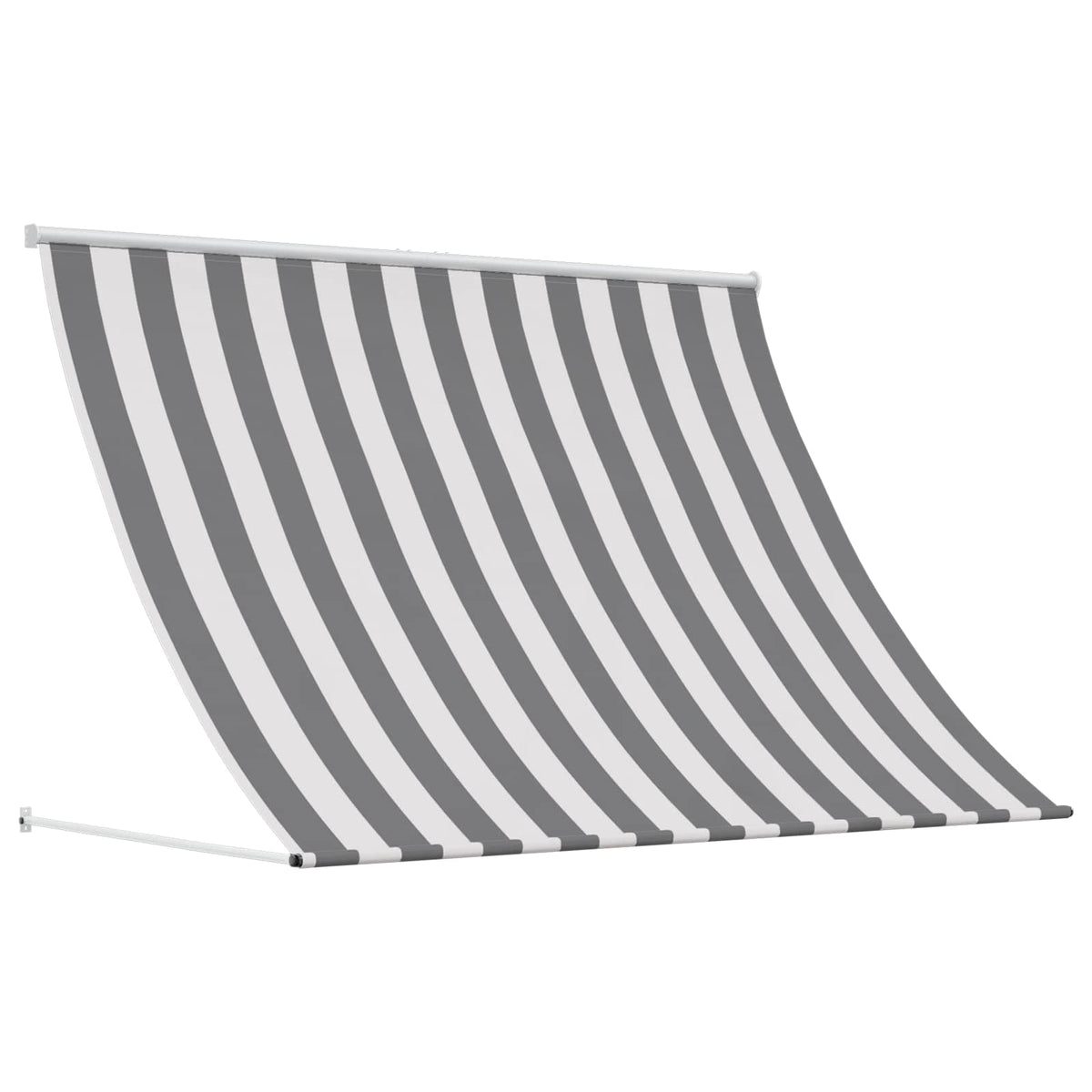 Vidaxl markies antraciet en wit 400 x 150 cm