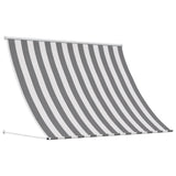 Vidaxl markies antraciet en wit 400 x 150 cm