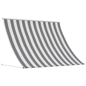 Vidaxl markies antraciet en wit 400 x 150 cm