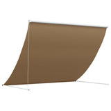 Vidaxl markies beige 250 x 150 cm 180 g m² polyester met pu coating