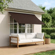 Vidaxl markies bruin 100 x 150 cm 180 g m² polyester met pu coating
