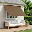 Vidaxl markies taupe 250 x 150 cm 180 g m² polyester met pu coating