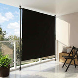 Vidaxl buiten rolgordijn zwart 120 x 270 cm