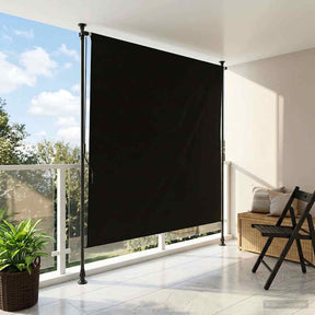 Vidaxl buiten rolgordijn zwart 120 x 270 cm
