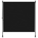 Vidaxl buiten rolgordijn zwart 120 x 270 cm
