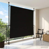 Vidaxl buiten rolgordijn zwart 150 x 270 cm