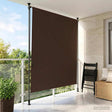 Vidaxl buiten rolgordijn bruin 120 x 270 cm
