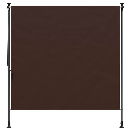 Vidaxl buiten rolgordijn bruin 120 x 270 cm