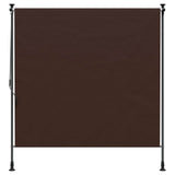 Vidaxl buiten rolgordijn bruin 200 x 270 cm