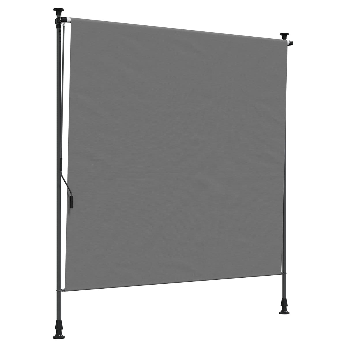 Vidaxl buiten rolgordijn lichtgrijs 120 x 270 cm