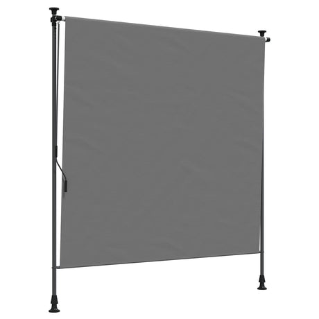 Vidaxl buiten rolgordijn lichtgrijs 120 x 270 cm
