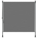 Vidaxl buiten rolgordijn lichtgrijs 120 x 270 cm