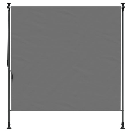 Vidaxl buiten rolgordijn lichtgrijs 120 x 270 cm