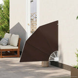 Vidaxl balkon privacy scherm 115 x 115 cm polyester bruin