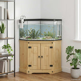 Vidaxl aquarium stand corona bruin 70 x 70 x 73 cm 300 kg