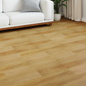 Vidaxl laminaatvloer goudbruin 101 x 20 x 0,8 cm 15 st bewerkt hout