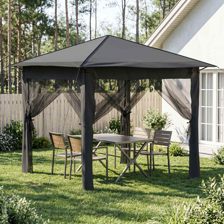 Vidaxl gazebo met 4 zijwanden 2,6 x 2,6 m