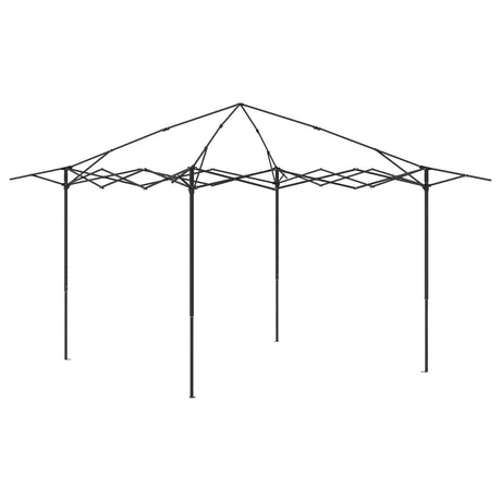 Vidaxl gazebo zonder zijwand 3,3 x 3,3 m crème en antraciet