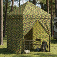 Vidaxl tent met 4 zijwanden 2 x 2 m leger camouflage