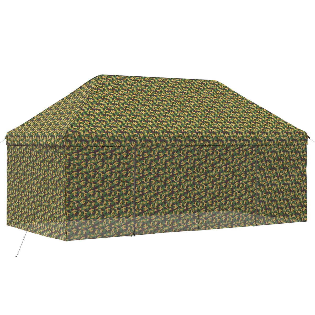 Vidaxl tent met 4 zijwanden 2,9 x 5,8 m leger camouflage