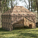 Vidaxl pop-up gazebo met 4 zijwanden 3 x 4,5 m bos camouflage