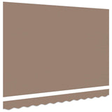 Vidaxl vervangend zonneschermdoek voor 4,5x3 m taupe polyester