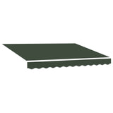 Vidaxl vervangend zonneschermdoek voor 4,5x3,5 m donkergroen polyester
