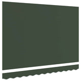Vidaxl vervangend zonneschermdoek voor 4,5x3,5 m donkergroen polyester