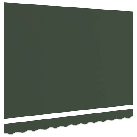 Vidaxl vervangend zonneschermdoek voor 4,5x3,5 m donkergroen polyester