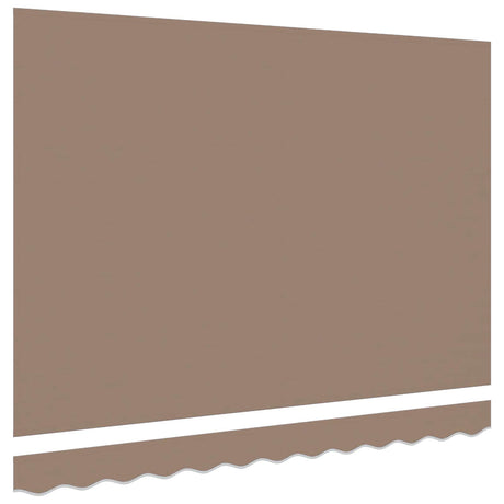 Vidaxl vervangend zonneschermdoek voor 4,5x3,5 m taupe polyester