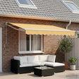 Vidaxl vervangend zonneschermdoek voor 6x3,5 m zand polyester