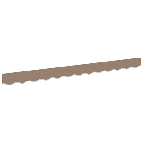 Vidaxl vervangende volant voor 4 m taupe polyester